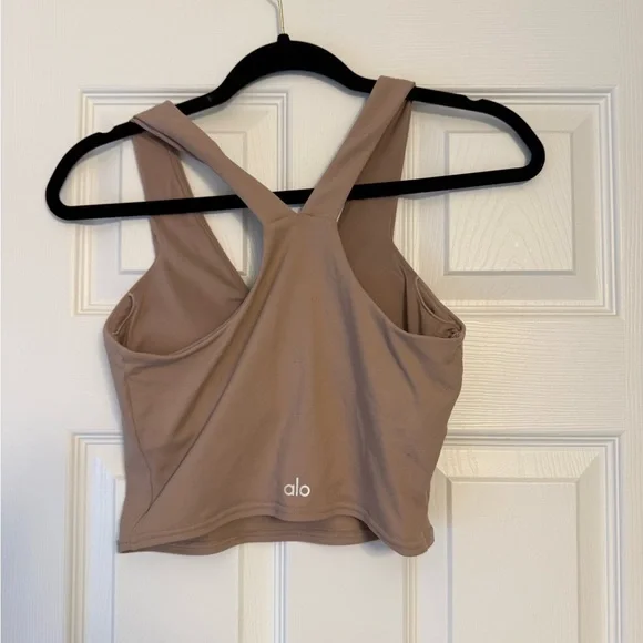 ALO Yoga Real Airbrush cropped tank/bra Size Small - Picture 3 of 3